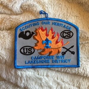 Vintage BSA US CS  Scouting Our Heritage Camporee 1997 Lakeshore District patch